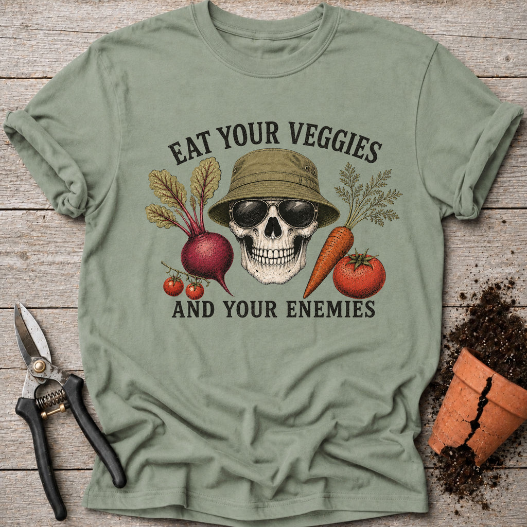 Eat Veggies and Enemies T-Shirt