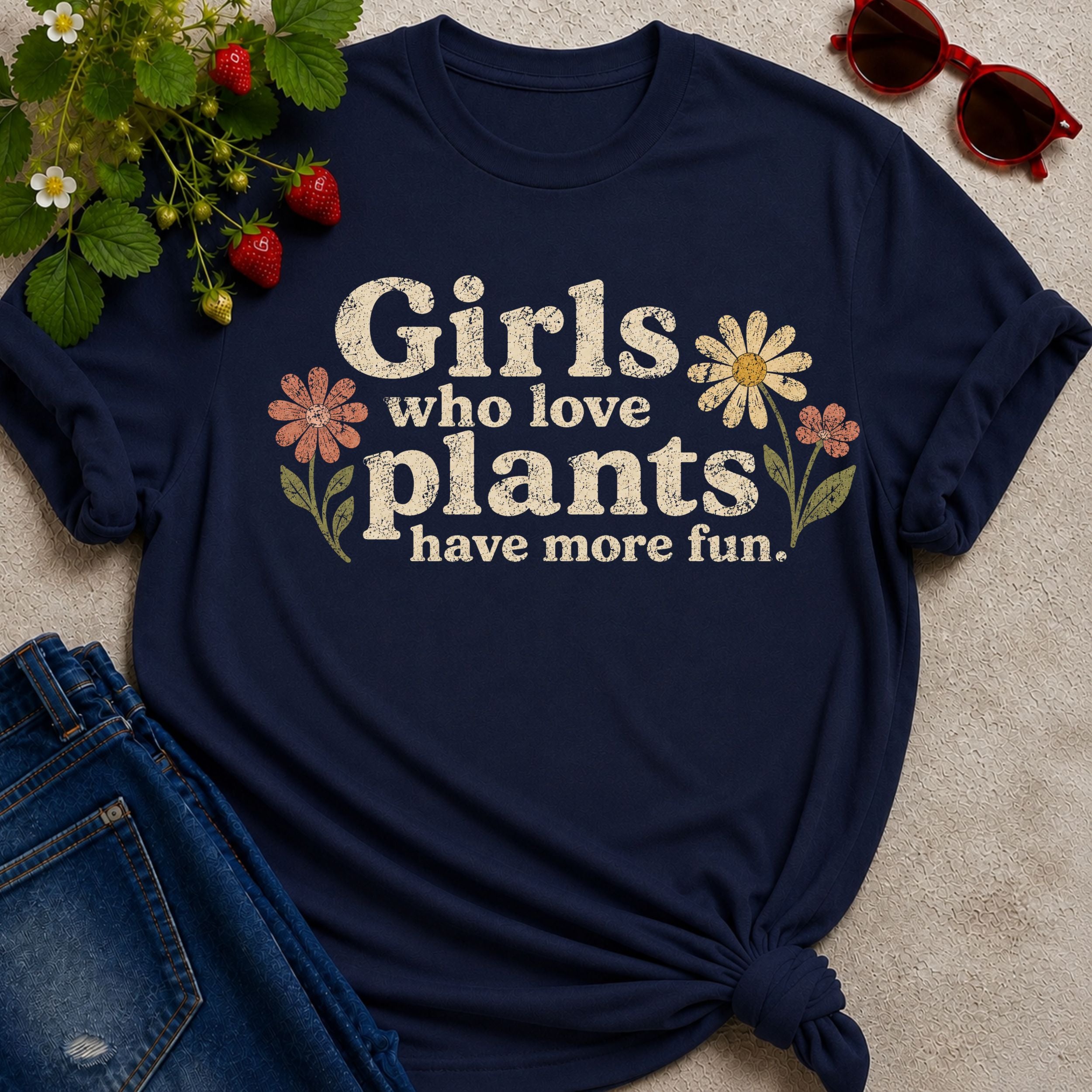 Girls Who Love Plants T-Shirt