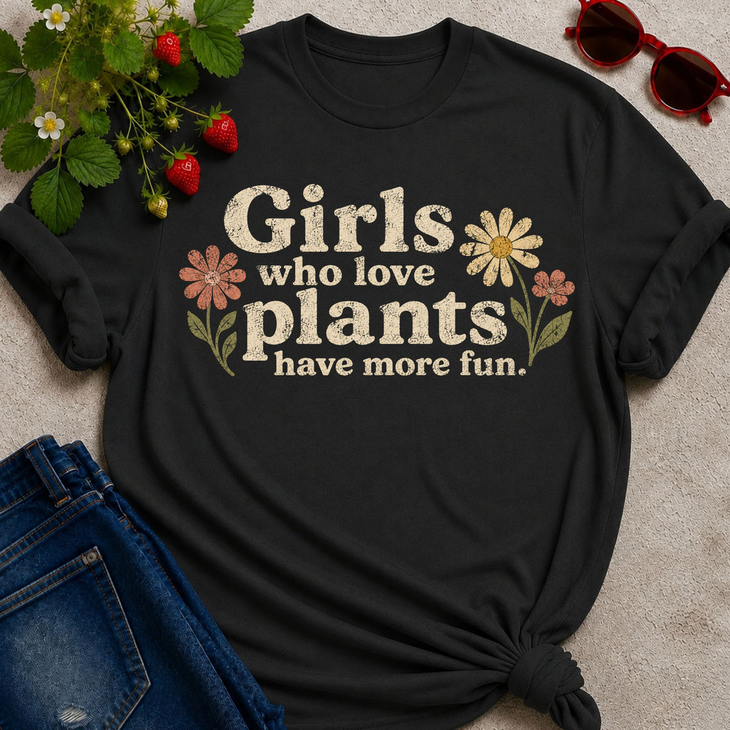 Girls Who Love Plants T-Shirt
