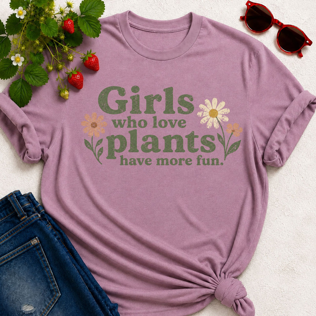 Girls Who Love Plants T-Shirt
