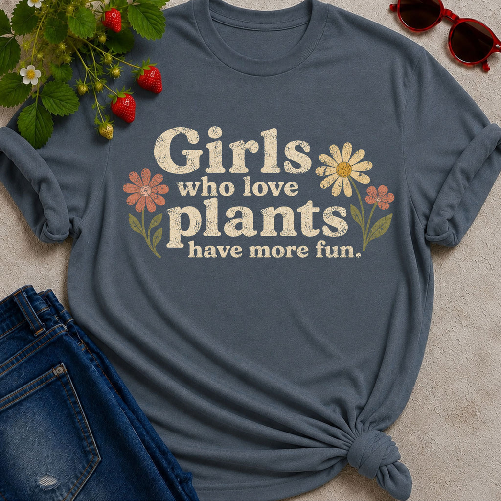 Girls Who Love Plants T-Shirt