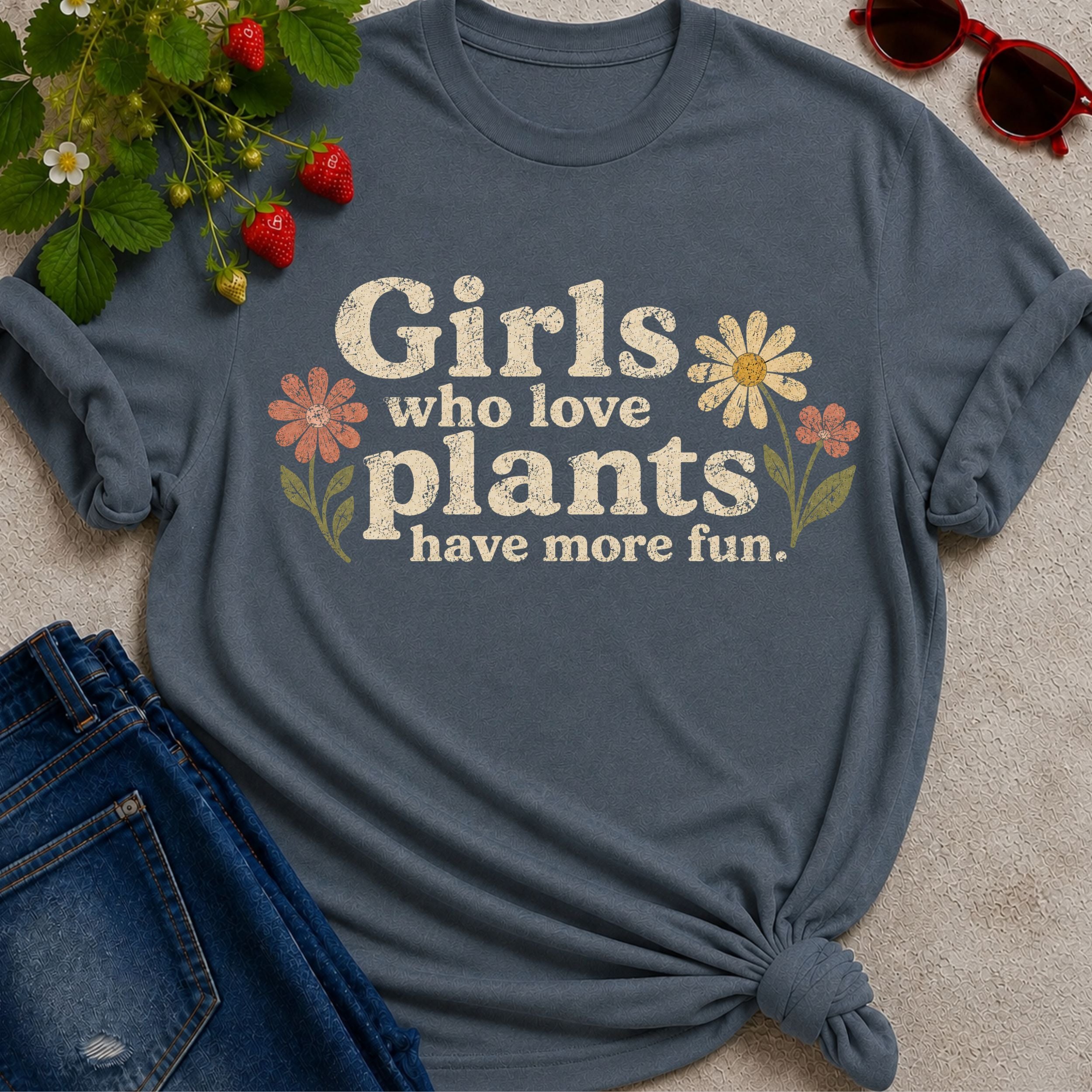 Girls Who Love Plants T-Shirt