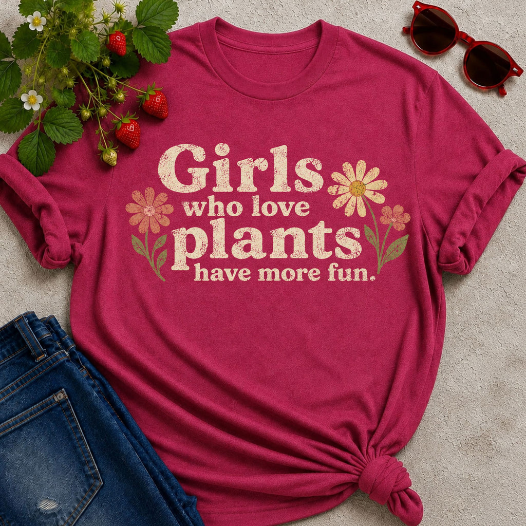 Girls Who Love Plants T-Shirt