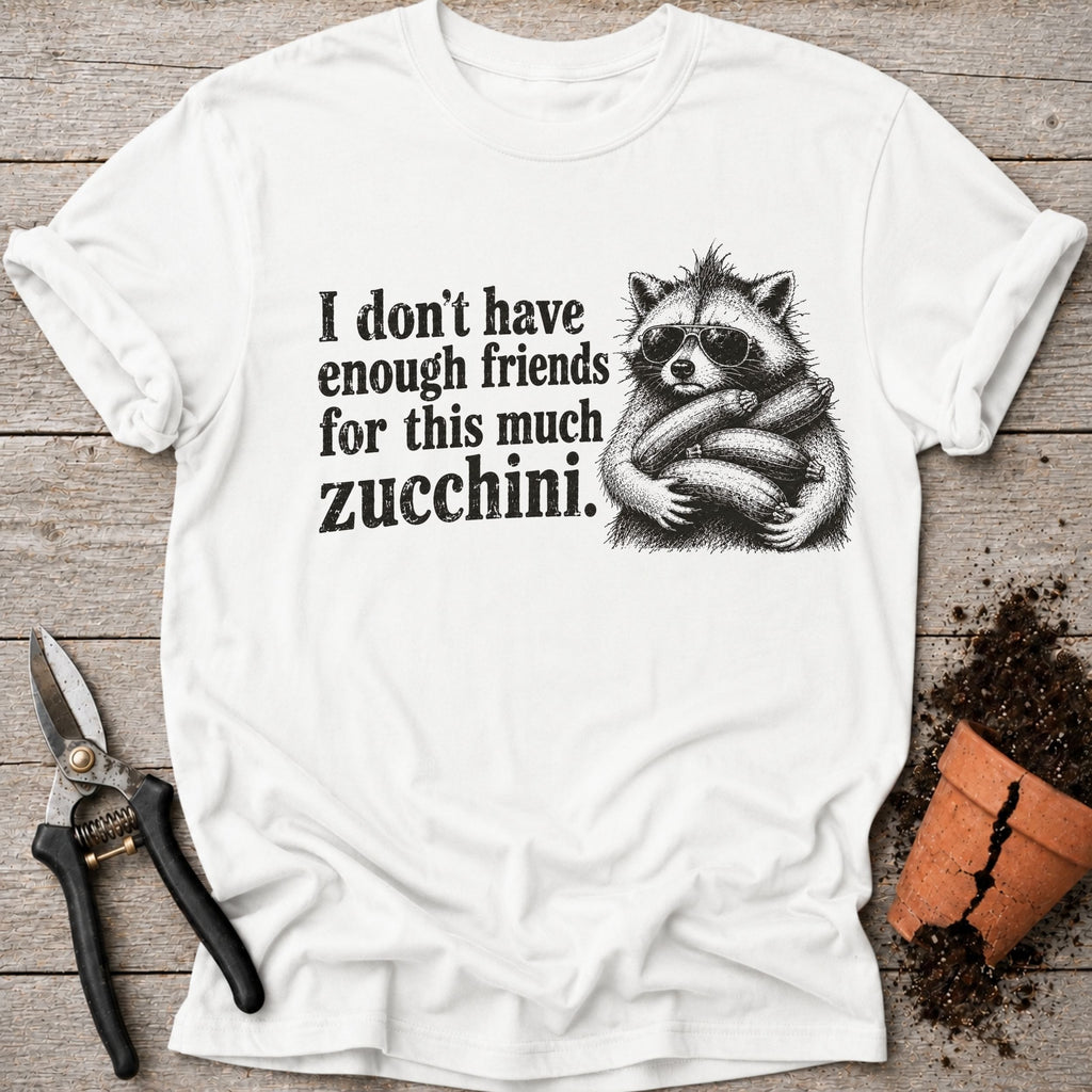 Raccoon Zucchini T-Shirt