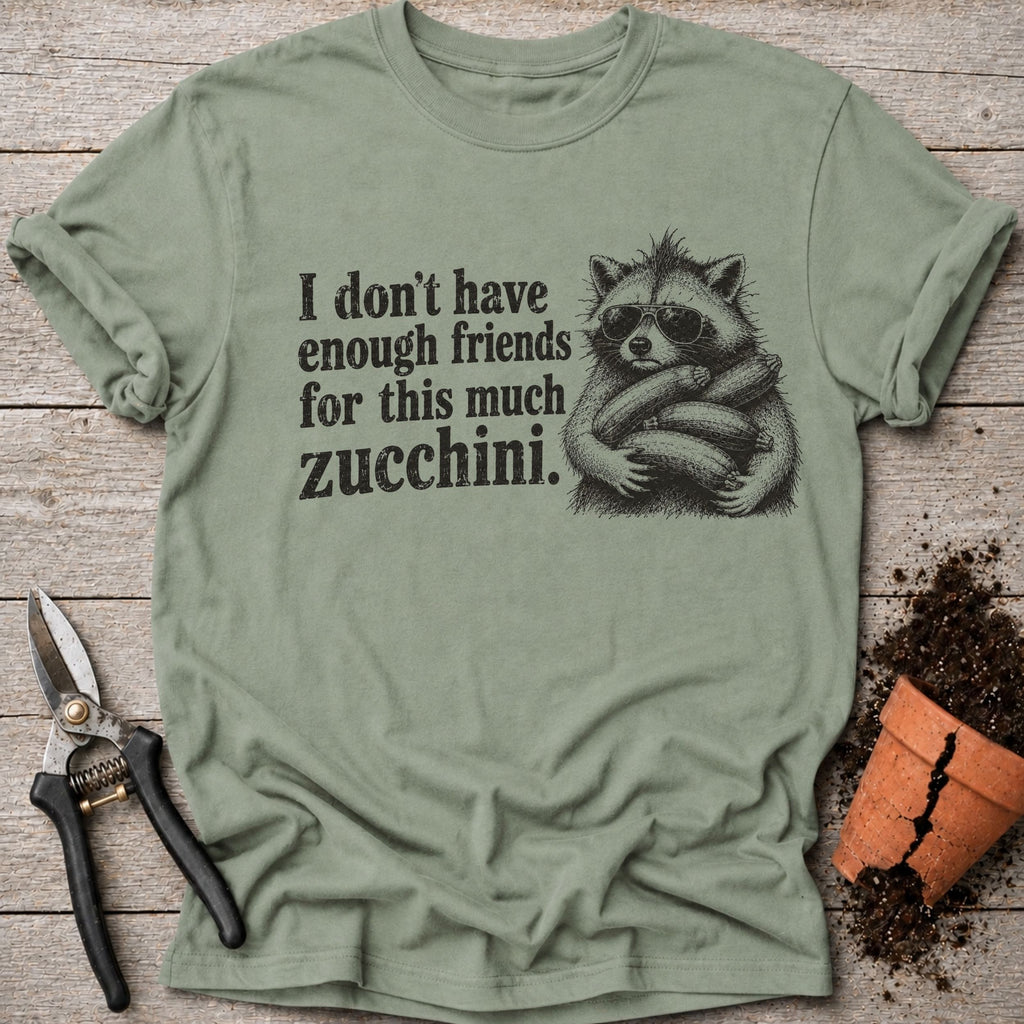 Raccoon Zucchini T-Shirt