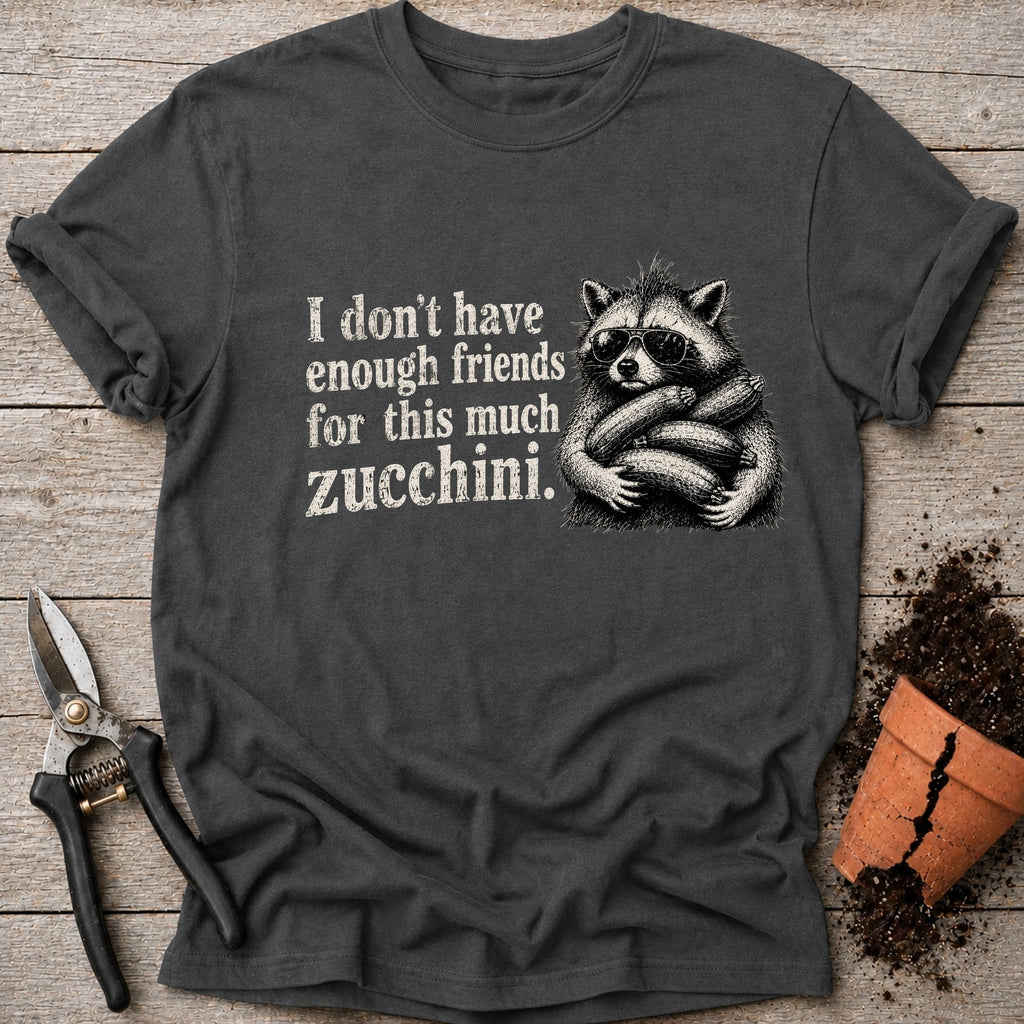 Raccoon Zucchini T-Shirt