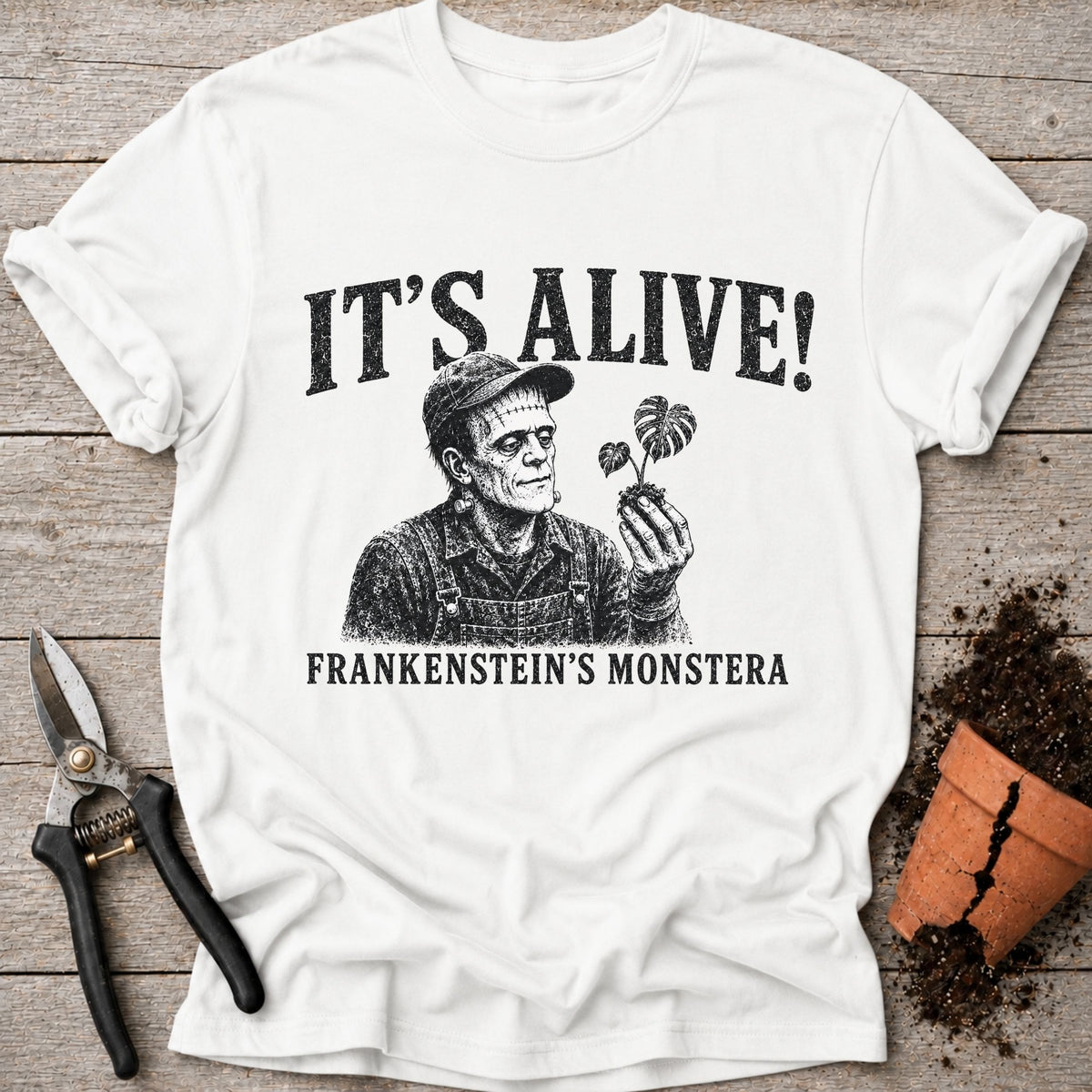 Frankenstein's Monstera T-Shirt