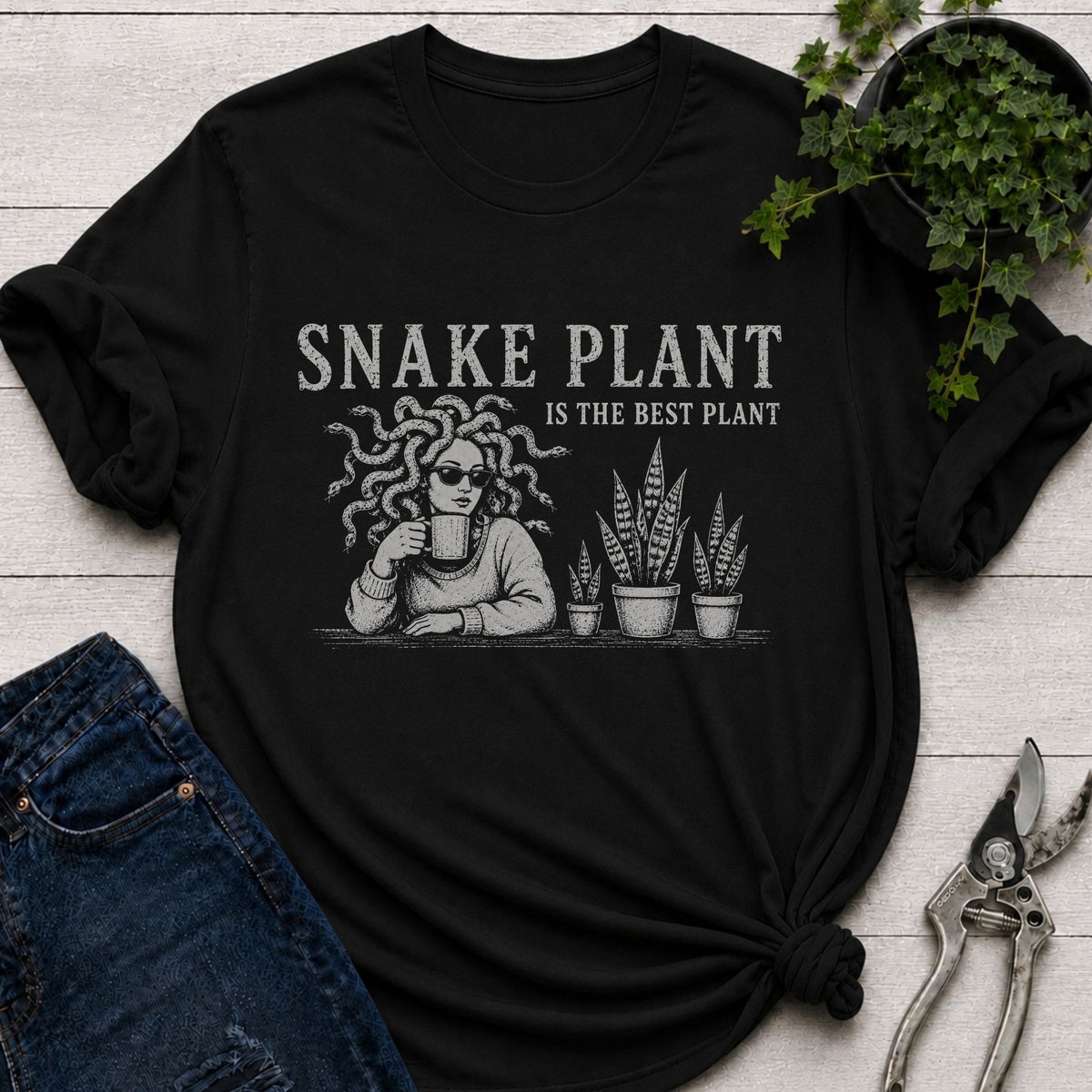 Snake Plant Medusa T-Shirt