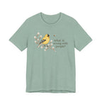 What is Wrong Goldfinch T-shirt