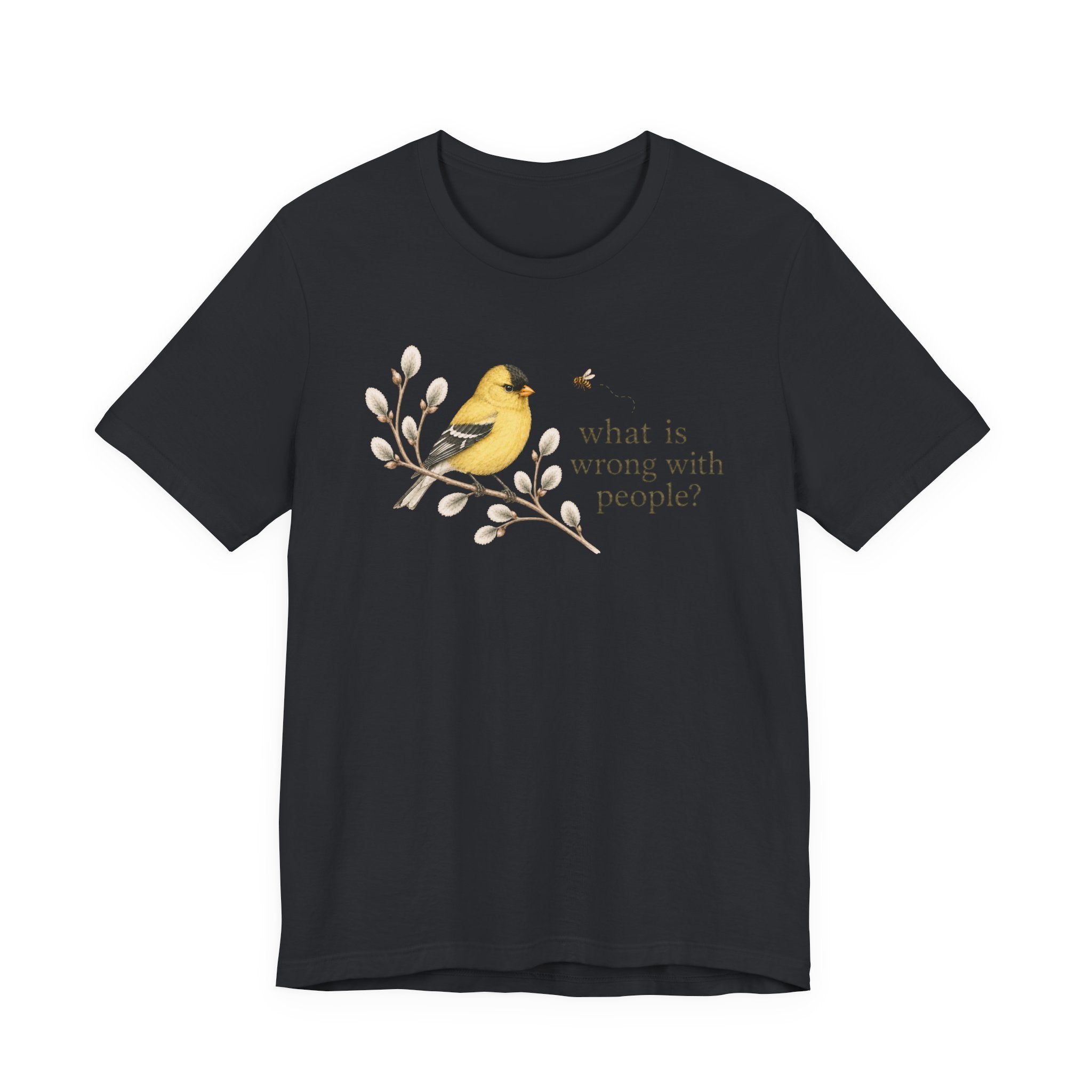 What is Wrong Goldfinch T-shirt
