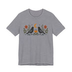 Black Birds Folk Art T-shirt