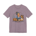Stupid People Collie T-shirt