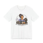 Stupid People Blue T-shirt
