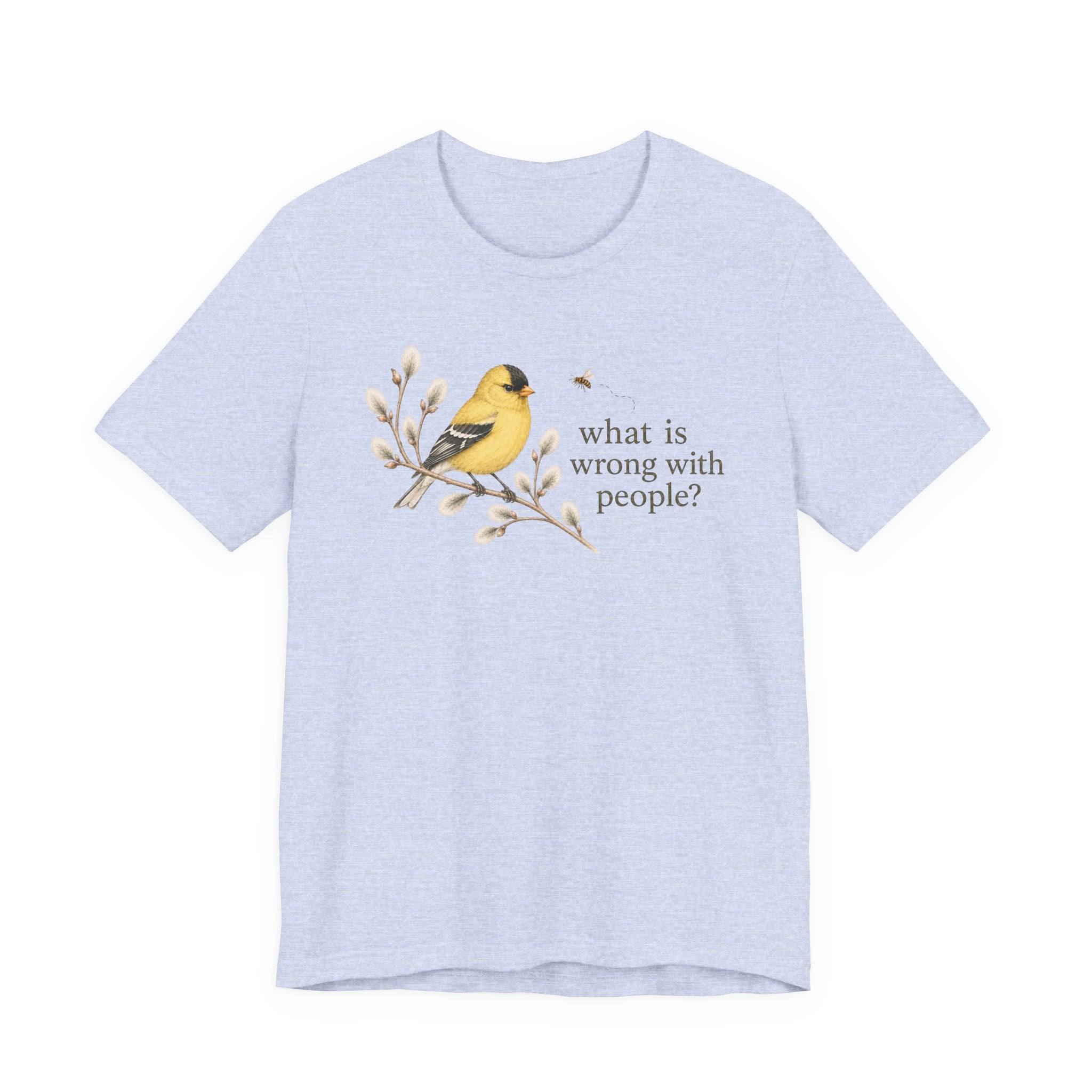 What is Wrong Goldfinch T-shirt