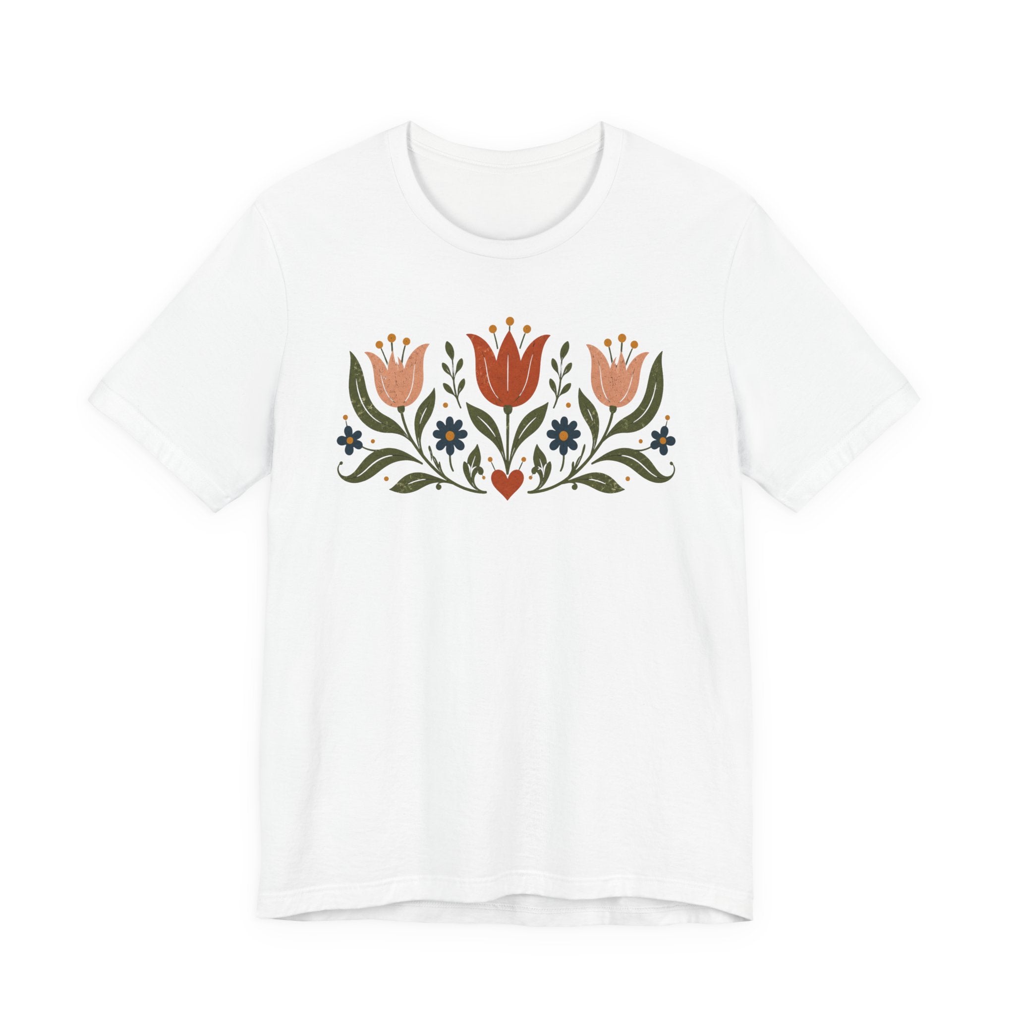 Folk Tulips T-shirt