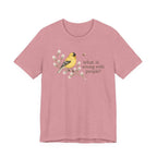 What is Wrong Goldfinch T-shirt