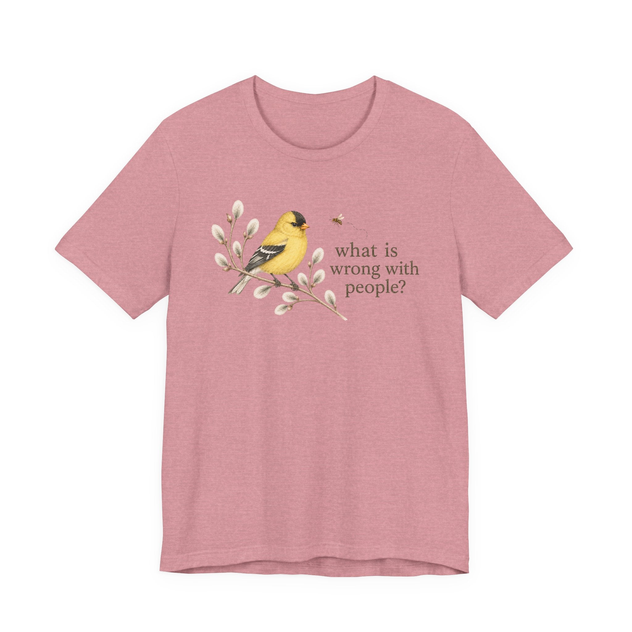 What is Wrong Goldfinch T-shirt