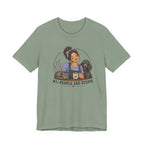 Stupid People Blue T-shirt